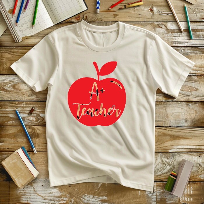 A+ Teacher Full Color DTF Transfer