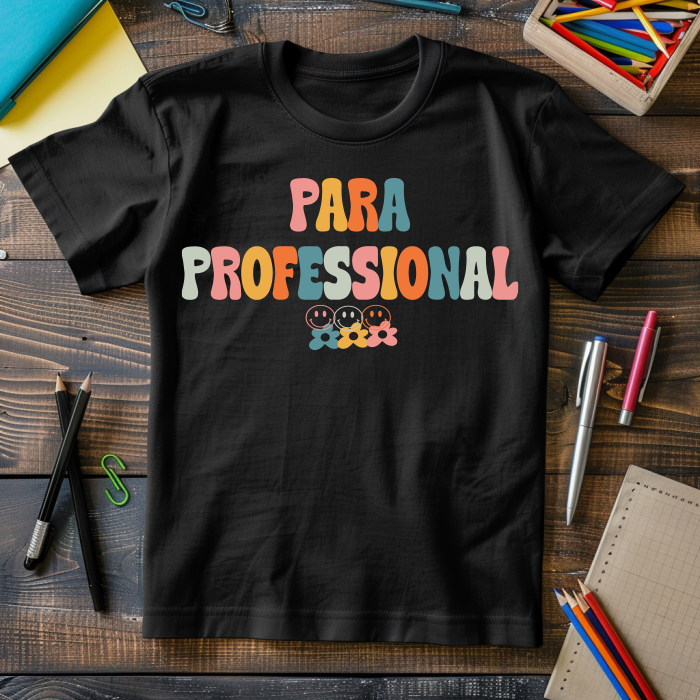 "Retro" Para Professional  Full Color DTF Transfer