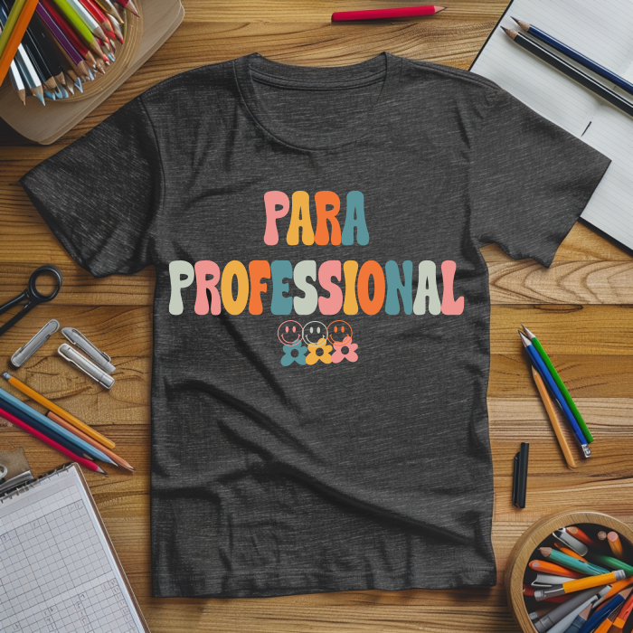 "Retro" Para Professional  Full Color DTF Transfer