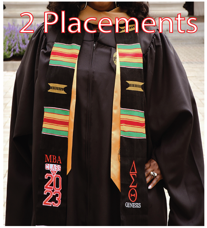 Personalized Graduation Stole (Kente)