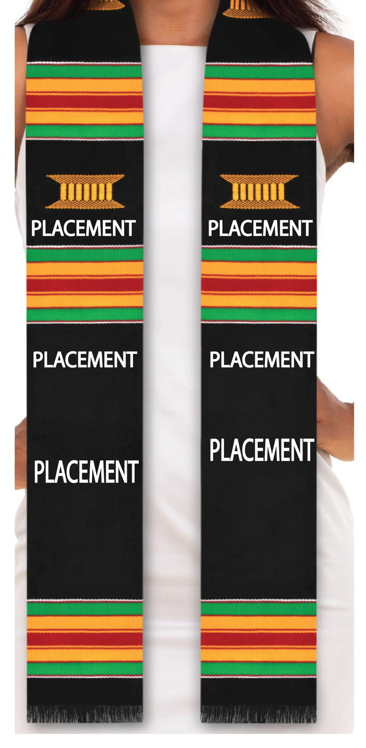 Personalized Graduation Stole (Kente)