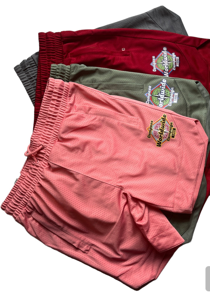 "Summer Time" Mesh Shorts - Compass WW Original Logo