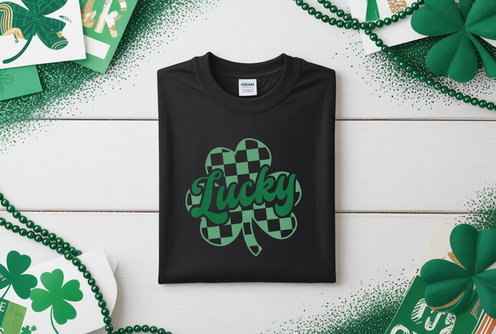 "Checkered Clover" St. Patrick's Day Shirt