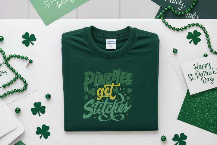 "Pinches get Stitches" St. Patrick's Day Shirt