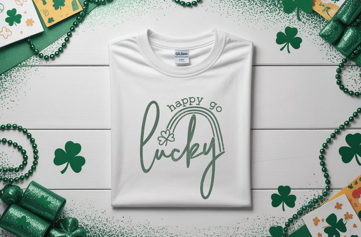 "Happy Go Lucky" St. Patrick's Day Shirt