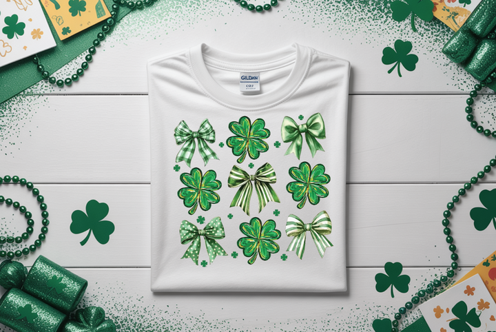 St. Patrick's Day Coquette Shirt