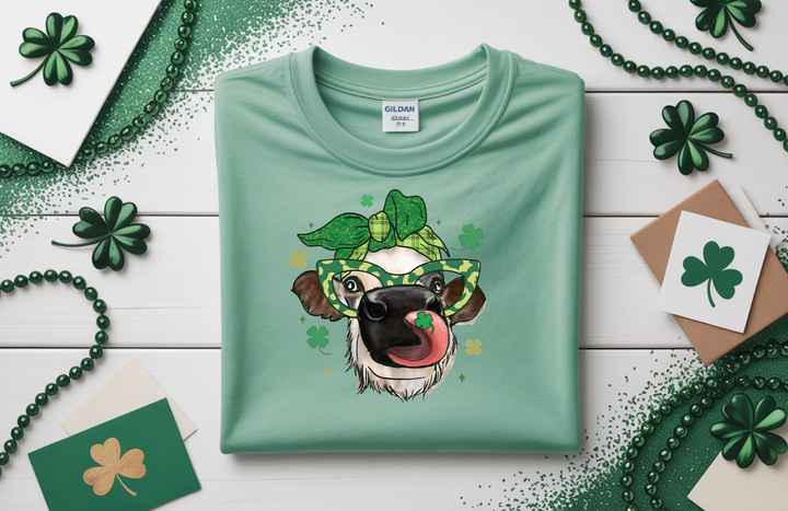 Highland Cow St. Patrick's Day Shirt