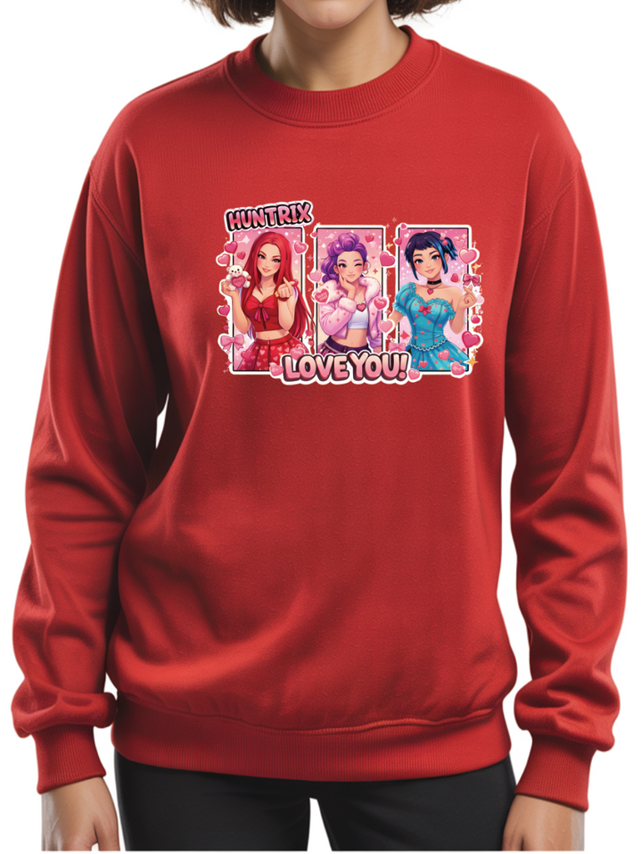 Valentine's KPop Huntrix  Sweatshirt