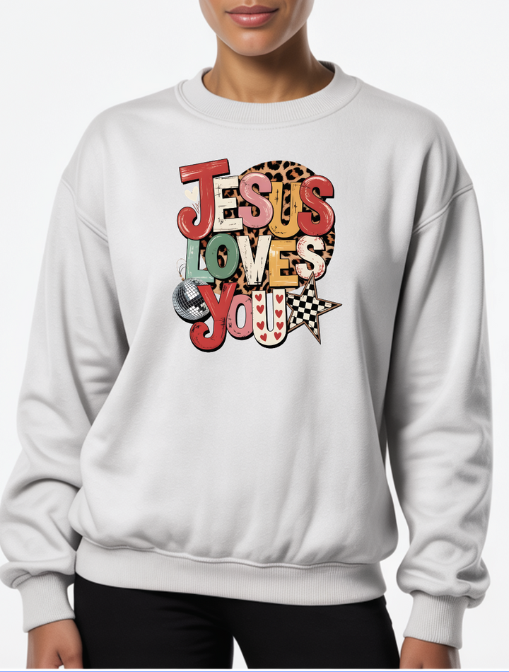 Valentine's "Jesus Loves You" Sweatshirt