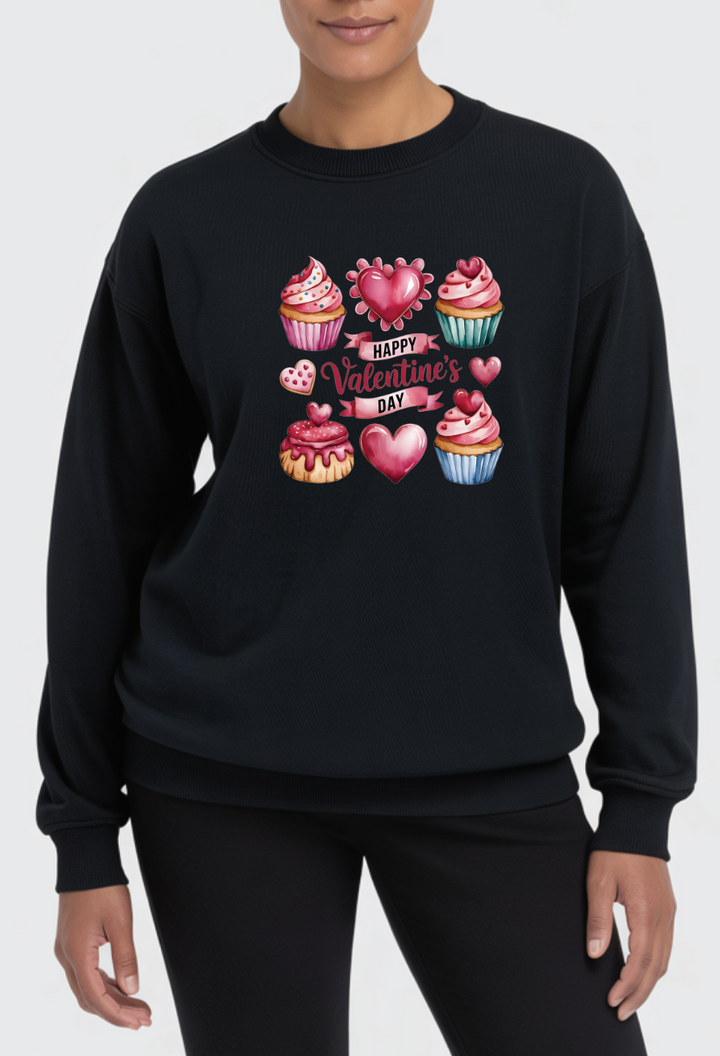 Valentine's "Cupcakes" Sweatshirt