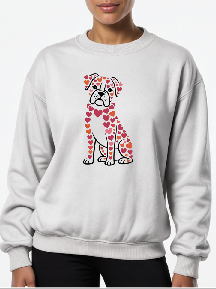 Valentine's "Boxer Puppy" Sweatshirt