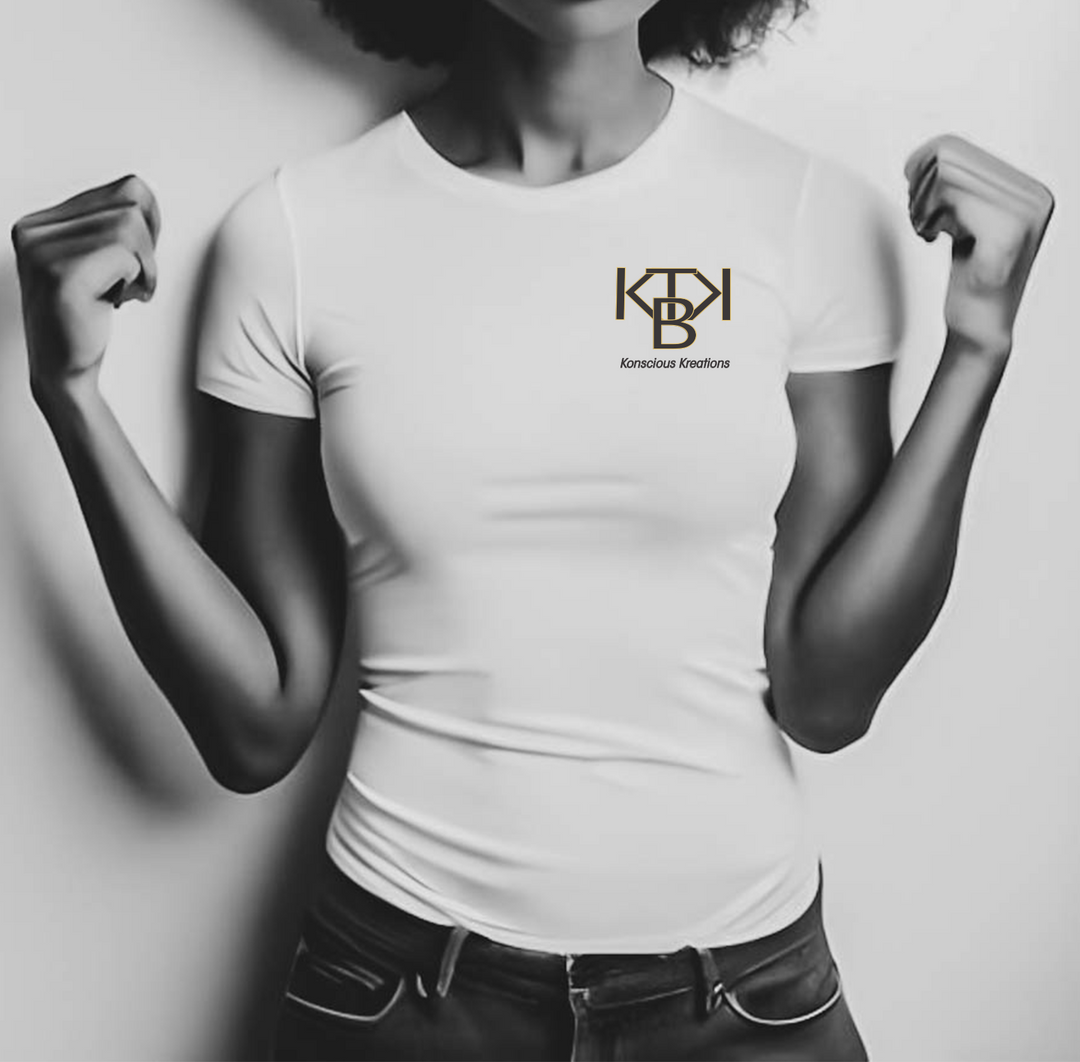 ReBrand Tee-Small Logo (White/Black)