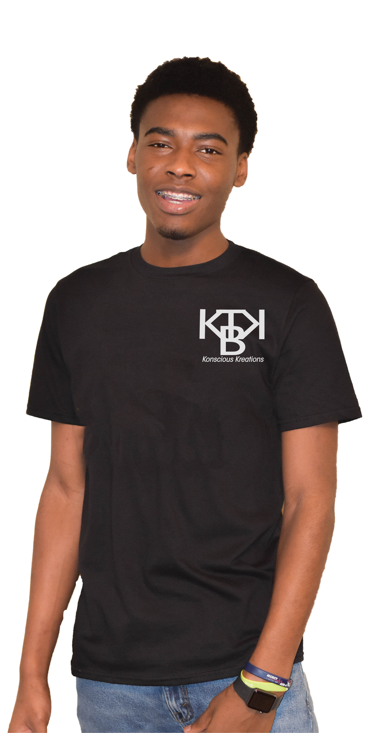 ReBrand Tee-Small Logo (White/Black)